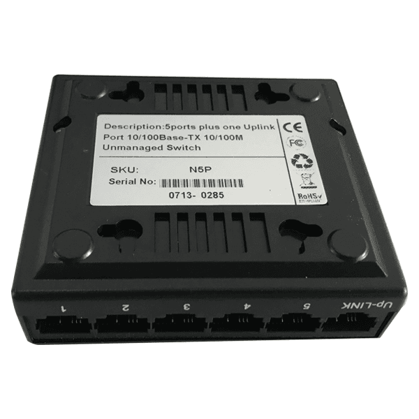 Pluscom 5 Port 10/100M Switch