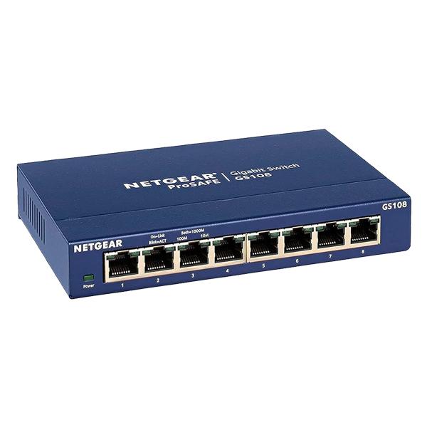 Netgear GS108 Gigabit Switch(Without Power Supply)