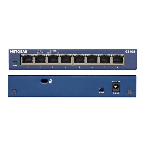 Netgear GS108 Gigabit Switch(Without Power Supply)
