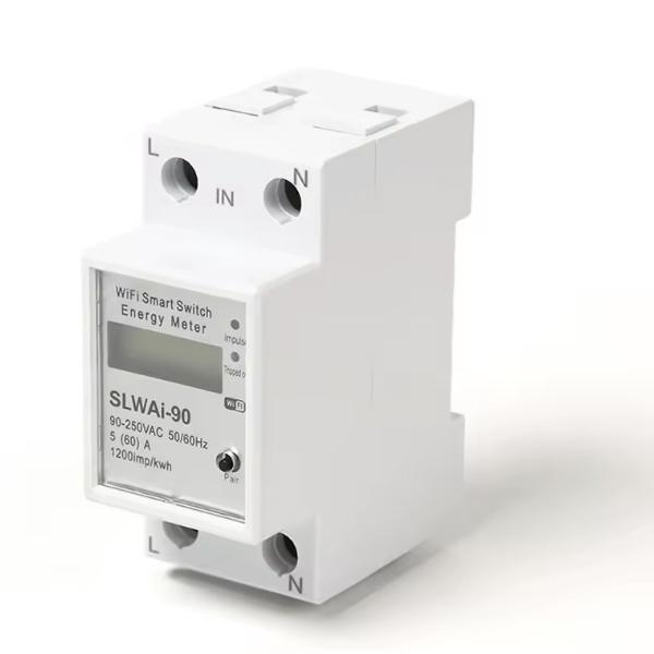 Smart Switch Energy Meter LCD Display