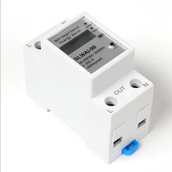 Smart Switch Energy Meter LCD Display